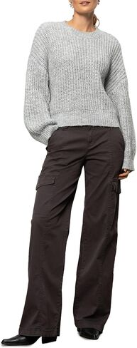 Sanctuary Women's Fuzzy Volume Sleeve Sweater in Kuwait