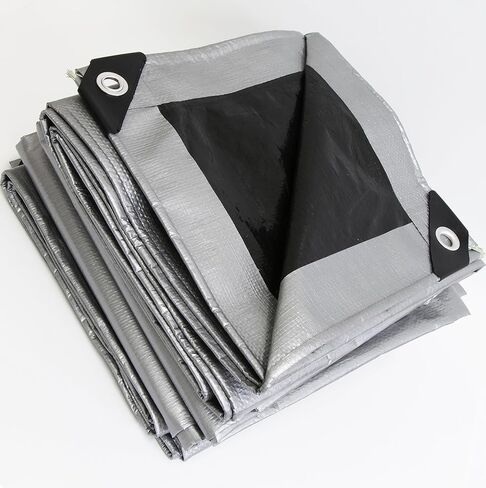 20' x 40' Large Multi-Purpose Waterproof Light Weight Heavy Duty Poly Tarp Grommets Every 24", 8 Mil 20x40Thick, for Home, Boats, Cars, Camping, UV Resistant, Rip/Tear Proof Tarpaulin in Saudi Arabia