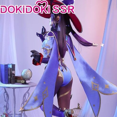 KIRA KIRA Game Genshin Impact Mona Cosplay Costume Mona Cosplay Costumes Doki-SSR Cute Halloween Outfits for Women (M, Mona) in Saudi Arabia