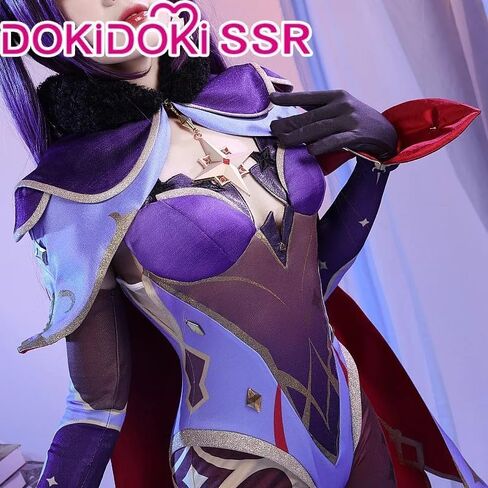 KIRA KIRA Game Genshin Impact Mona Cosplay Costume Mona Cosplay Costumes Doki-SSR Cute Halloween Outfits for Women (M, Mona) in Saudi Arabia