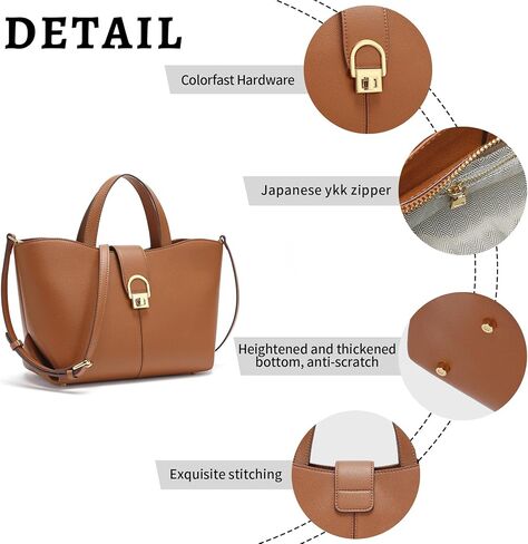 Tote Bag for Women,Top Handle Bag for Women,Fashion Leather Purses for Women, Crossbody Purse for Ladies. in Kuwait