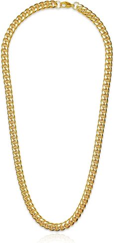 Cuban Link Chain Neckace for Men - Stainless Steel, Personalized Meaningful Message Card with Bible Verse on back, For Anniversary, Birthday, Promise to My Husband, Son, Dad, Boyfriend - Keepsake Gift Box in Kuwait