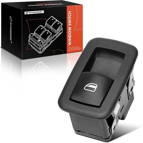 مفتاح نافذة الطاقة A-Premium متوافق مع موديلات Dodge & Ram - Journey 2011-2020، 1500 2013-2015، 2500 2013-2015 2017-2022، 3500، 4500، 5500، الجانب الخلفي، استبدال # 68080842AA in Saudi Arabia