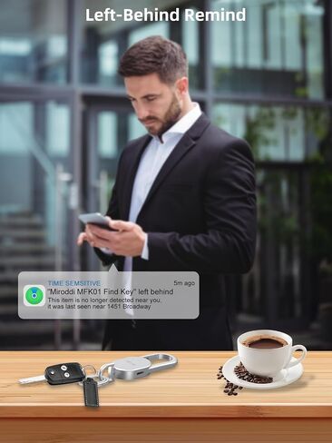 سلسلة مفاتيح Miroddi مع متتبع المفاتيح، سلسلة مفاتيح للرجال تعمل مع Apple Find My، حلقة مفاتيح مع جهاز تحديد المواقع للمفاتيح، جهاز تتبع سلسلة مفاتيح السيارة للرجال، متتبع موقع سلسلة المفاتيح، نظام تحديد المواقع للمفاتيح، أسود in Saudi Arabia