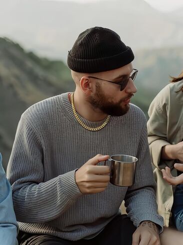 قلادة سلسلة كوبية من الفولاذ المقاوم للصدأ للرجال، سلاسل كبح مطلية بالذهب الحقيقي/الأسود، عرض 5/7/9/11 مم، طول 18 بوصة - 30 بوصة هدية مجوهرات هيب هوب، إرسال صندوق هدايا in Kuwait