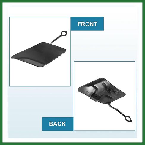 Motoforti Car Front Bumper Tow Hook Cover A2048850526 for Mercedes-Benz C250 C350 2012-2014 Tow Hook Eye Lid Cover Trailer Cap Black Long-Lasting in Saudi Arabia