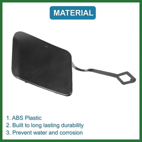 Motoforti Car Front Bumper Tow Hook Cover A2048850526 for Mercedes-Benz C250 C350 2012-2014 Tow Hook Eye Lid Cover Trailer Cap Black Long-Lasting in Saudi Arabia