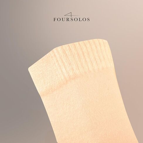 Women’s Bamboo Viscose Ankle Socks, 5-Pack, Soft, Breathable, Non-Binding, Ideal for Everyday Wear in Saudi Arabia
