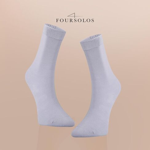 Women’s Bamboo Viscose Ankle Socks, 5-Pack, Soft, Breathable, Non-Binding, Ideal for Everyday Wear in Saudi Arabia