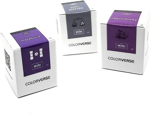 Colorverse Ink - The Mini Collection - 3 Pack - 5ml Fountain Pen Ink Bundle - #15 Gravity Wave, #62 75t Rocket Engine & #72 Life on Mars in Kuwait