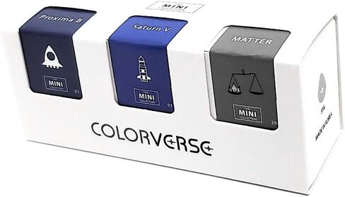 Colorverse Ink - The Mini Collection - 3 Pack - 5ml Fountain Pen Ink Bundle - #15 Gravity Wave, #62 75t Rocket Engine & #72 Life on Mars in Kuwait