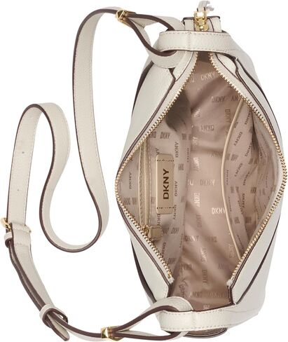 DKNY Barbara Messenger Bag, Black/Gold in Saudi Arabia