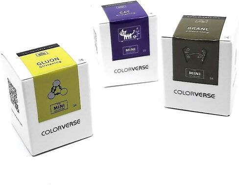 Colorverse Ink - The Mini Collection - 3 Pack - 5ml Fountain Pen Ink Bundle - #15 Gravity Wave, #62 75t Rocket Engine & #72 Life on Mars in Kuwait