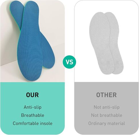 Insoles for New Balance Shoes, Replacement Footwear Inserts for Men's Comfortable Light-Weight and Cushion Shock Absorbing(M12) in Kuwait