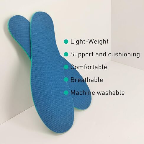Insoles for New Balance Shoes, Replacement Footwear Inserts for Men's Comfortable Light-Weight and Cushion Shock Absorbing(M12) in Kuwait