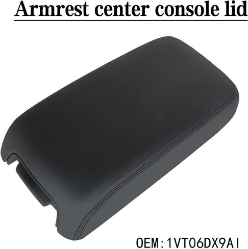 Floor Center Console Armrest Lid Cover W/Base Assy Black for Dodge Charger 2011-2021 Chrysler 300 2015-2021 Replace 1VT06DX9AI in Saudi Arabia