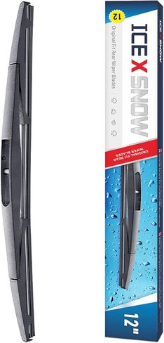 استبدال شفرة ممسحة الزجاج الأمامي الخلفية مقاس 12 بوصة لسيارة Subaru Crosstrek 2022-2016 Impreza 14-12، Honda CR-V 22-17 Element 11-03، Outlander 20-07، Armada 22-05، Murano 21-09 شفرة ممسحة خلفية خلفية (12 -ب/H306) in Kuwait