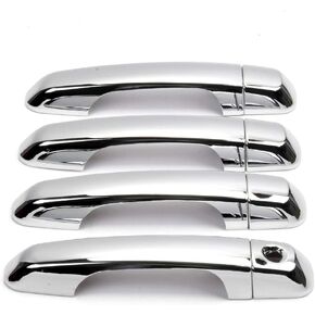 Door Handle Cover for Toyota Land Cruiser Prado J150 J200 LC200 Lexus GX460 2010-2022 Molding Chrome Exterior Trim Decoration Protector Cap w/o Smart Keyhole