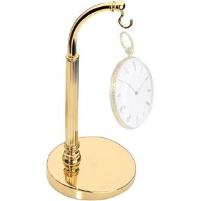 Pocket Watch Stand Half Arch Stand Arched Holder Display Gold Tool (Watch Not Included)