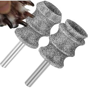 Fit Dremel dog nail grinder refills attachment diamond bit replacement heads for pet nails, ideal for large dogs and Medium/small pets, provides smoother, safer nail trimming than traditional clippers