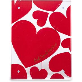kate spade new york Heart Picture Frame, Decorative Photo Frame for Tabletop, Magnetic Acrylic Frame, Sweet Hearts