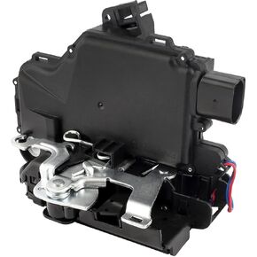 Door Latch Lock Actuator Front Right Passenger Side Fit for Volkswagen Beetle 98-2010, Golf 1999-2006 2010, GTI 2006-2009, Jetta 1999-2010, Passat 2000-05, Rabbit 2006-09 Replace# 3B1837016A