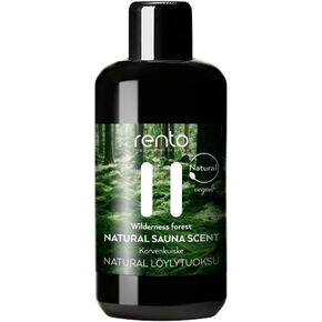 RENTO Natural & Vegan Sauna Scent 100 ml (3.4 Fl. Oz.), Fully Plant-Based Raw Materials 70% Organic and 100% Essential Oils, Made in Finland (3.4 Fl. Oz., Clear & Crisp)