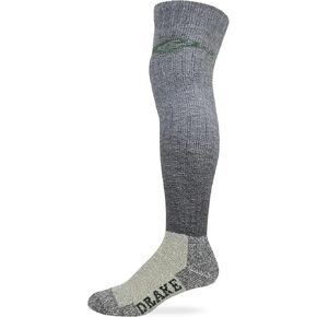 Drake Mens Heavyweight Merino Wool Wader Socks 1 Pair Pack (as1, alpha, x_l, regular, regular, Charcoal)