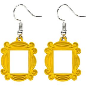 Unique Acrylic Frame Earrings Door Frame Drop Dangle Earrings Gifts for Women Sister Jewelry