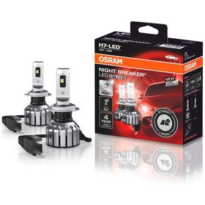 OSRAM NIGHT BREAKER LED H7 GEN 2 High Beam and Low Beam with Street Approval, 12V, Up to 230% Brighter