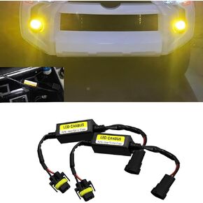 2PCS Car Canbus Decoder, LED Light Decoder, 9007 LED Blinker Resistor, Vehicle Bulbs Resistor Decoder Warning Error Conversion Kit Universal for Most Cars Trucks SUVs (9007)