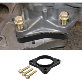 Bevinsee Starter Spacer Kit With Bolts 5 Speed Compatible with Dodge 5.9L Cummins RAM 2500/3500 1994-2002 NV4500 to NV5600 Black