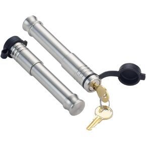 61662 | 3 Pack Mixed 2.5, Keyed Alike, Hitch Locks for Curt 2.0" Deep Drop Adjustable Trailer Ball Mount 15K LB Hitch - Includes Lock for 2.5" Receiver
