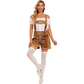 Women Oktoberfest Lederhosen Outfit German October Festival Costume
