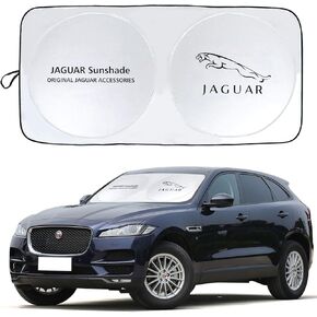 Car Windshield Sun Shade Blocks UV Rays Sun Visor Protector, Front Window Sunshade Visor for Jaguar F-Type S-type X-type XE-Series XF-Series XJ-Series XK-Series XI-Series E-Pace F-Pace I-Pace