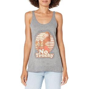 Disney Women's Emporer's New Groove No Touchy Tri-Blend Racerback Layering Tank