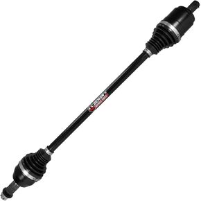 Demon Powersports Front Left/Right Heavy Duty Lift Kit Axle for Polaris RZR 1000/RS1, Unique Boot Design, 47 Degrees Larger Swings, for 7-10 inch SUPER ATV Lift Kit (See Fitments in Description)