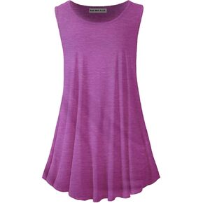 SepiMeli Tank Tops for Women Plus Size Sleevelss Tunic Casual Summer Clothes Swing Shirts for Leggings