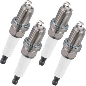 BDFHYK 6341 Iridium Spark Plugs Compatible with Toyota Bentley Dodge Mercedes-Benz Saturn VW Kia Cadillac Chevy 2.0L 2.4L 3.0L L4 L6 V6 Replacement for BKR5EIX Set of 4