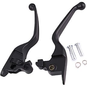 Hand Control Lever Kit for 18-20 Harley-Davidson Softail FXFB FXFBS FXDRS 36700210 (Matte Black)