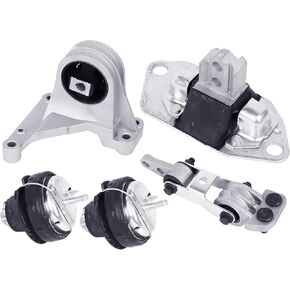 Engine Motor Mount Compatible with Fits ForFits 04-06 Volvo S80/03-07 Volvo XC70/03-06 Volvo XC90 2.5L 01-04 Volvo V70 2.3L/01-07 Volvo V70 2.4L/03-07 Volvo V70 2.5L 5PCS