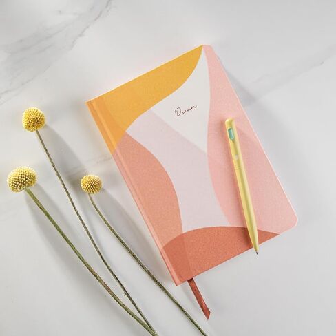 DIVERSEBEE Hardcover Lined Journal Notebook, Medium A5 (5.8 x 8.3 inches), 192 Pages, Thick Paper, Aesthetic Journals for Writing, Office School Bible Journaling Supplies (City on a Hill) in Saudi Arabia