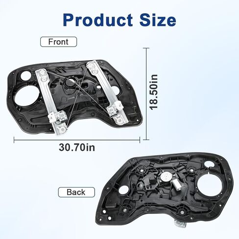 منظم نوافذ الطاقة لجانب الراكب الأمامي الأيمن مع مجموعة محرك ثنائية الدبوس ولوحة باب داخلية متوافقة مع Hyundai Elantra 2011-2016 لاستبدال 824813Y010 82481-3Y010 in Kuwait