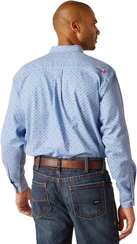 Ariat Men's FR Gunner Logo DuraStretch Work Shirt in Saudi Arabia