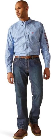 Ariat Men's FR Gunner Logo DuraStretch Work Shirt in Saudi Arabia