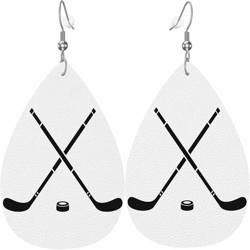 Earrings for Women Teardrop Dangle Faux Leather Earrings Holiday Earrings in Kuwait
