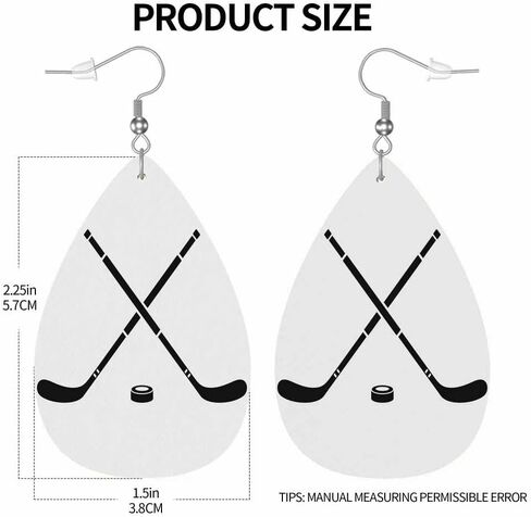 Earrings for Women Teardrop Dangle Faux Leather Earrings Holiday Earrings in Kuwait