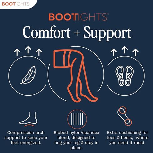 Women’s Over-The-Knee Fashion Thigh High and Knee-Hi Boot Socks - Arch Support - Moisture-Wicking Performance in Saudi Arabia