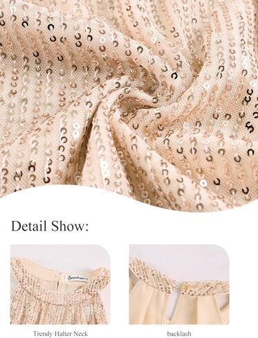 Women Sequin Halter Tops Sparkly Sleeveless Tank Tops Dressy Glitter Cocktail Party Tank in Saudi Arabia