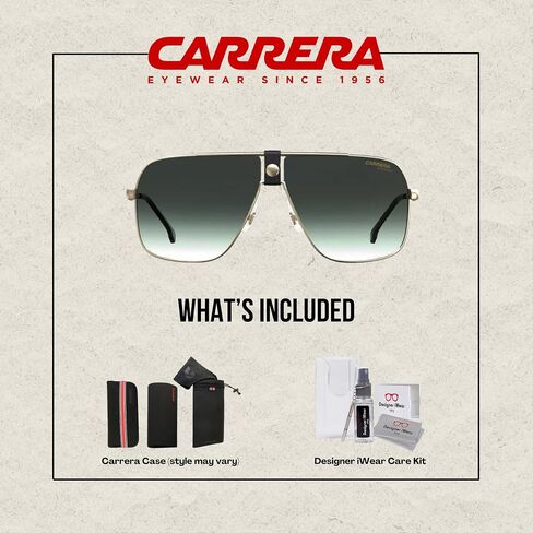 Carrera 1018/S Navigator Sunglasses For Men For Women + BUNDLE with Designer iWear Eyewear Care Kit in Saudi Arabia